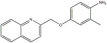  2-methyl-4-(quinolin-2-ylmethoxy)aniline