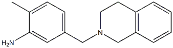 2-methyl-5-(1,2,3,4-tetrahydroisoquinolin-2-ylmethyl)aniline 化学構造式