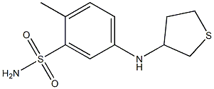  2-methyl-5-(thiolan-3-ylamino)benzene-1-sulfonamide