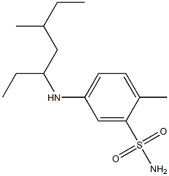 2-methyl-5-[(5-methylheptan-3-yl)amino]benzene-1-sulfonamide Structure