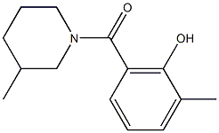 2-methyl-6-[(3-methylpiperidin-1-yl)carbonyl]phenol