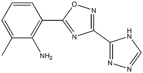 2-methyl-6-[3-(4H-1,2,4-triazol-3-yl)-1,2,4-oxadiazol-5-yl]aniline|