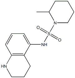  2-methyl-N-(1,2,3,4-tetrahydroquinolin-5-yl)piperidine-1-sulfonamide