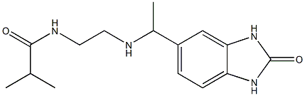 2-methyl-N-(2-{[1-(2-oxo-2,3-dihydro-1H-1,3-benzodiazol-5-yl)ethyl]amino}ethyl)propanamide