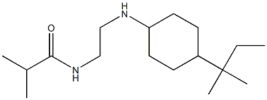 2-methyl-N-(2-{[4-(2-methylbutan-2-yl)cyclohexyl]amino}ethyl)propanamide