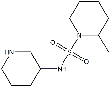 2-methyl-N-(piperidin-3-yl)piperidine-1-sulfonamide Structure