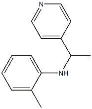 2-methyl-N-[1-(pyridin-4-yl)ethyl]aniline,,结构式