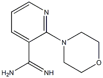 2-morpholin-4-ylpyridine-3-carboximidamide 结构式