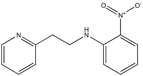 2-nitro-N-[2-(pyridin-2-yl)ethyl]aniline,,结构式
