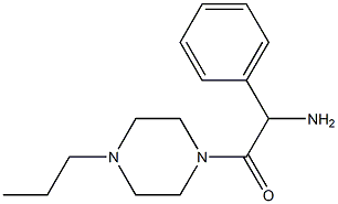 2-oxo-1-phenyl-2-(4-propylpiperazin-1-yl)ethanamine Struktur