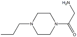 2-oxo-2-(4-propylpiperazin-1-yl)ethanamine Structure