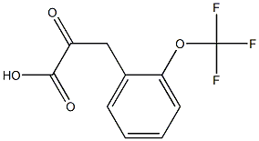 2-oxo-3-[2-(trifluoromethoxy)phenyl]propanoic acid Structure