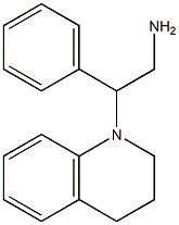 2-phenyl-2-(1,2,3,4-tetrahydroquinolin-1-yl)ethan-1-amine 化学構造式