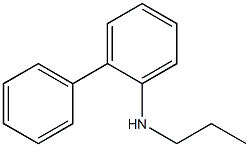 2-phenyl-N-propylaniline 化学構造式