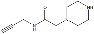 2-piperazin-1-yl-N-prop-2-ynylacetamide Structure