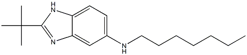 2-tert-butyl-N-heptyl-1H-1,3-benzodiazol-5-amine Structure