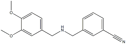 3-({[(3,4-dimethoxyphenyl)methyl]amino}methyl)benzonitrile