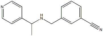 3-({[1-(pyridin-4-yl)ethyl]amino}methyl)benzonitrile