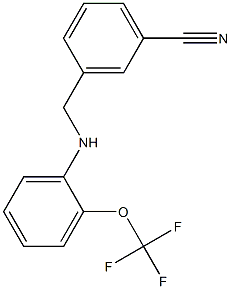 3-({[2-(trifluoromethoxy)phenyl]amino}methyl)benzonitrile