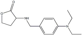 3-({[4-(diethylamino)phenyl]methyl}amino)oxolan-2-one Struktur