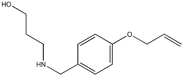  3-({[4-(prop-2-en-1-yloxy)phenyl]methyl}amino)propan-1-ol