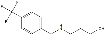  3-({[4-(trifluoromethyl)phenyl]methyl}amino)propan-1-ol