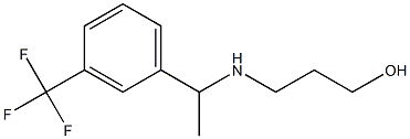  3-({1-[3-(trifluoromethyl)phenyl]ethyl}amino)propan-1-ol