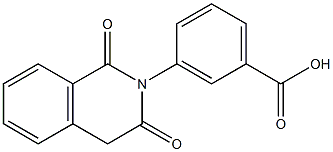 3-(1,3-dioxo-1,2,3,4-tetrahydroisoquinolin-2-yl)benzoic acid 化学構造式