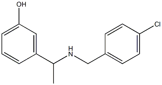 3-(1-{[(4-chlorophenyl)methyl]amino}ethyl)phenol