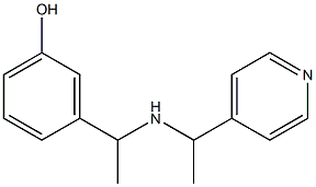  3-(1-{[1-(pyridin-4-yl)ethyl]amino}ethyl)phenol