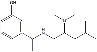  3-(1-{[2-(dimethylamino)-4-methylpentyl]amino}ethyl)phenol