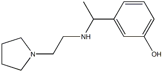 3-(1-{[2-(pyrrolidin-1-yl)ethyl]amino}ethyl)phenol|