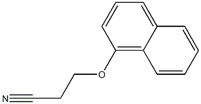 3-(1-naphthyloxy)propanenitrile Structure