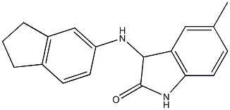 3-(2,3-dihydro-1H-inden-5-ylamino)-5-methyl-2,3-dihydro-1H-indol-2-one