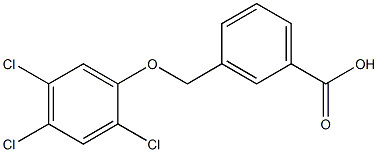 3-(2,4,5-trichlorophenoxymethyl)benzoic acid|