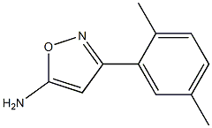 3-(2,5-dimethylphenyl)-1,2-oxazol-5-amine,,结构式