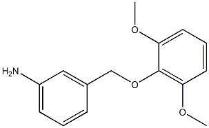 3-(2,6-dimethoxyphenoxymethyl)aniline,,结构式