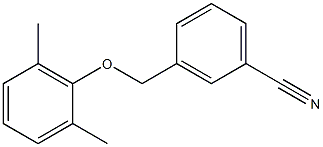 3-(2,6-dimethylphenoxymethyl)benzonitrile,,结构式