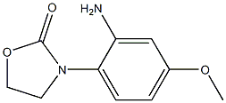 3-(2-amino-4-methoxyphenyl)-1,3-oxazolidin-2-one Structure