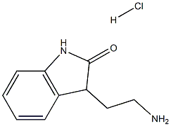 3-(2-aminoethyl)-1,3-dihydro-2H-indol-2-one hydrochloride Structure