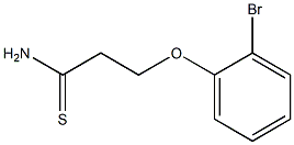  3-(2-bromophenoxy)propanethioamide