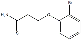 3-(2-bromophenoxy)propanethioamide