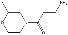 3-(2-methylmorpholin-4-yl)-3-oxopropan-1-amine Structure