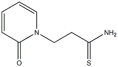 3-(2-oxopyridin-1(2H)-yl)propanethioamide Structure