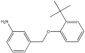 3-(2-tert-butylphenoxymethyl)aniline Structure