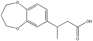 3-(3,4-dihydro-2H-1,5-benzodioxepin-7-yl)butanoic acid