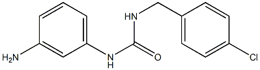  3-(3-aminophenyl)-1-[(4-chlorophenyl)methyl]urea