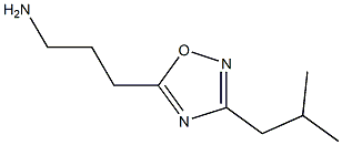 3-(3-isobutyl-1,2,4-oxadiazol-5-yl)propan-1-amine|