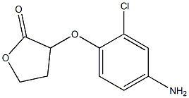 3-(4-amino-2-chlorophenoxy)oxolan-2-one Structure