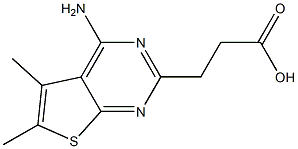  3-(4-amino-5,6-dimethylthieno[2,3-d]pyrimidin-2-yl)propanoic acid